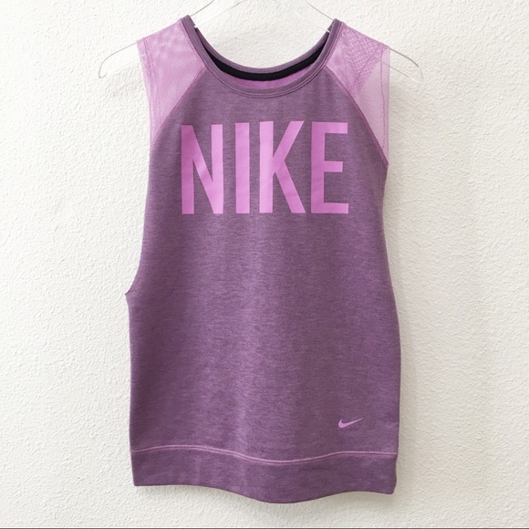Nike Tops - Nike mesh cutoff workout tank